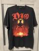 2000 DIO Последний в очереди Группа Черная Хлопковая Футболка Репринт S5XL KH14648 Унисекс Футболка