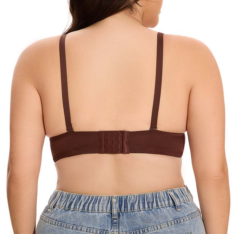 Push Up Bra Seamless Plus Size Brassiere Sexy Solid Color Underwar Underwire Female Lingerie 38CD-48CD