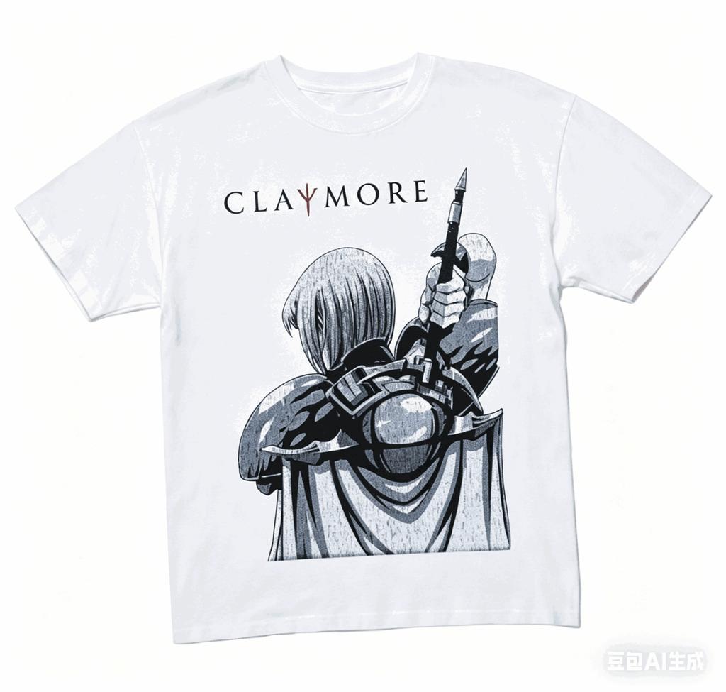Футболка Claymore личность Одежда Новая модель Аниме футболка Круглогодичная одежда Большой размер Унисекс Уличная мода Модные Парные