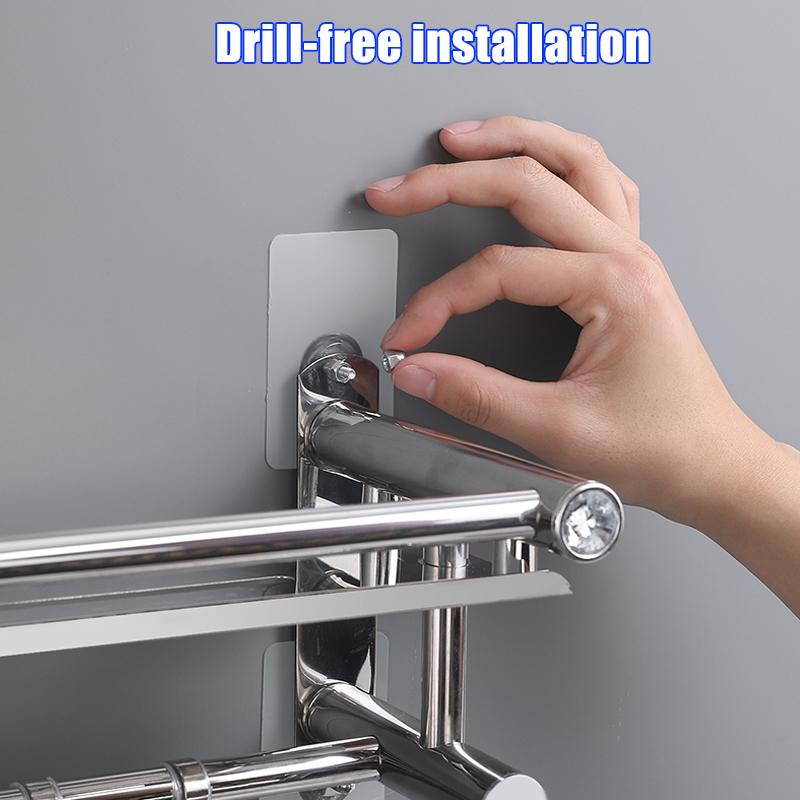 10 шт. клейкие настенные крючки для полки, прозрачные колышки для полки шкафа, настенные вешалки для кухни, ванной комнаты, винтовой крючок, вешалка