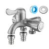 With Tape Stainless Steel Faucet with Washing Machine Outlet Angle Valve Faucet  Toilet Diverter
