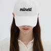 MINETI Small Cotton Lettering Ball Cap Y 10425 MT