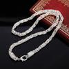 925 Sterling Silver Charm Chain 20 Inch Simple Necklace for Women Men Wedding Party Jewelry