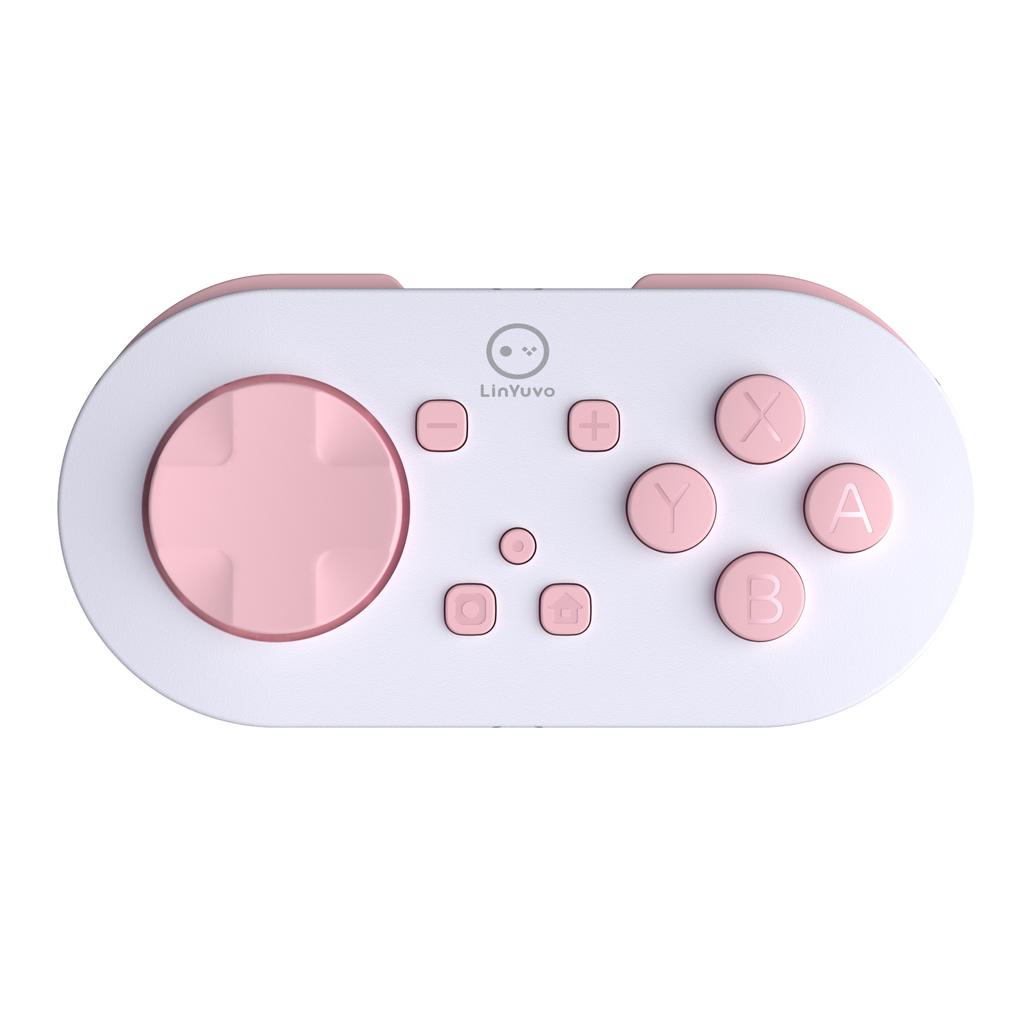Беспроводной мини-контроллер LinYuvo для Switch&Lite&OLED, Windows, Android и MacOS со светодиодной подсветкой KS54