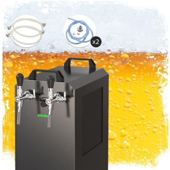 Tireuse à bière - ICH-ZAPFE.DE - STREAM 80K - Pompe à bière 2 lignes - 90 l/h - Couleur noire