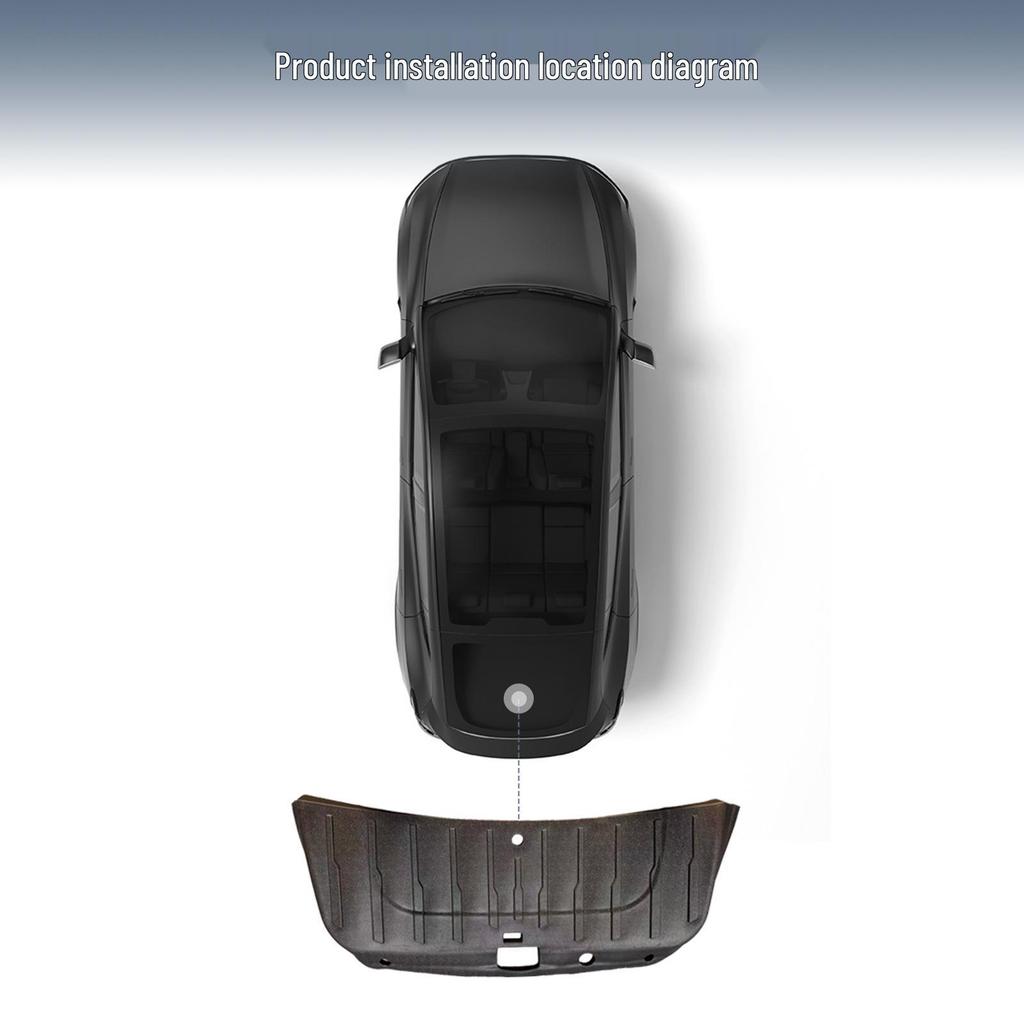 Защитный коврик на заднюю дверь Tesla Model Y с полным покрытием