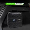 Car Charging Gun Storage Bag Auto Logo Handbag Leather Organizer For Volvo XC90 V90 V60 XC60 V40 EC40 EX40 S80 S60 S90 C40 XC40