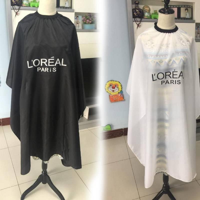 Парикмахерский фартук-накидка из водонепроницаемой полиэстеровой ткани для барберов и парикмахеров