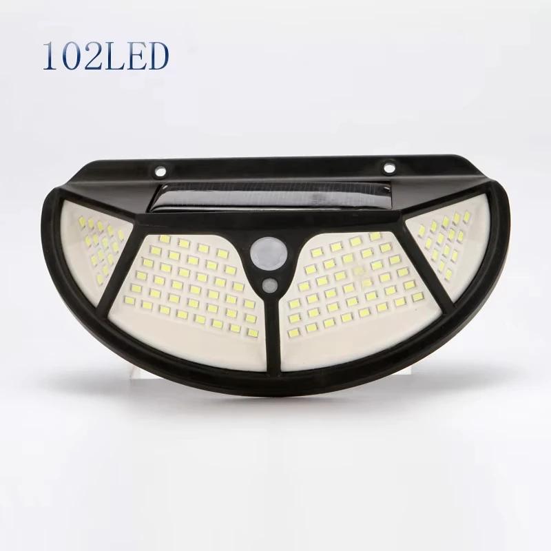 1 шт. Водонепроницаемые солнечные настенные светильники IP65 190LED Датчик движения PIR Солнечный уличный светильник Декор Уличный светильник Садовый настенный светильник