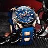 New Watch Men Luxury Brand Big Dial Watches Men Waterproof Quartz Wristwatch Sports Chronograph Watch