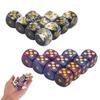 ADOFUN Polyhedral Dice Set of 20, 6-Sided and 16mm Dice for Table Games, Millimeter Cube Round Corner Portable Table Game Tray Dice Set, 6-Sided Dice