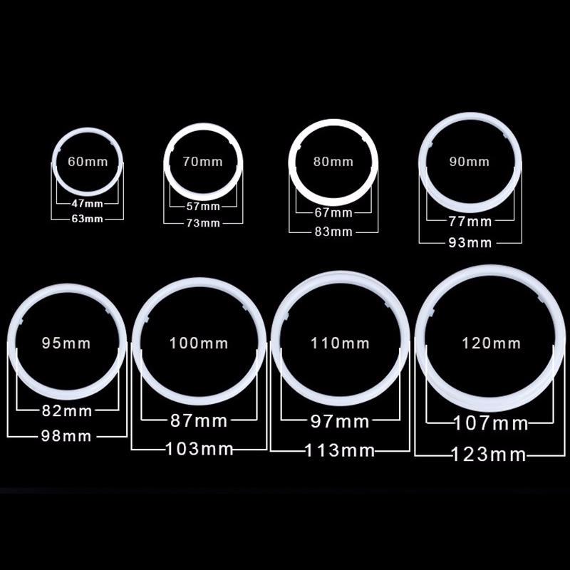 COB Halo Ring Bulb Daytime Running Headlight Lamp 12V Car LED Angel Eyes Light 60MM 70MM 80MM 90MM 100MM 110MM 120MM