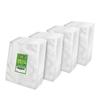 Вакуумный пакет FRESHPAK с тиснением 15x20 см 4x100 штук Нейлон Diamond Длительная свежесть Сохранение продуктов Размораживание в микроволновой печи Хранение в замороженном виде