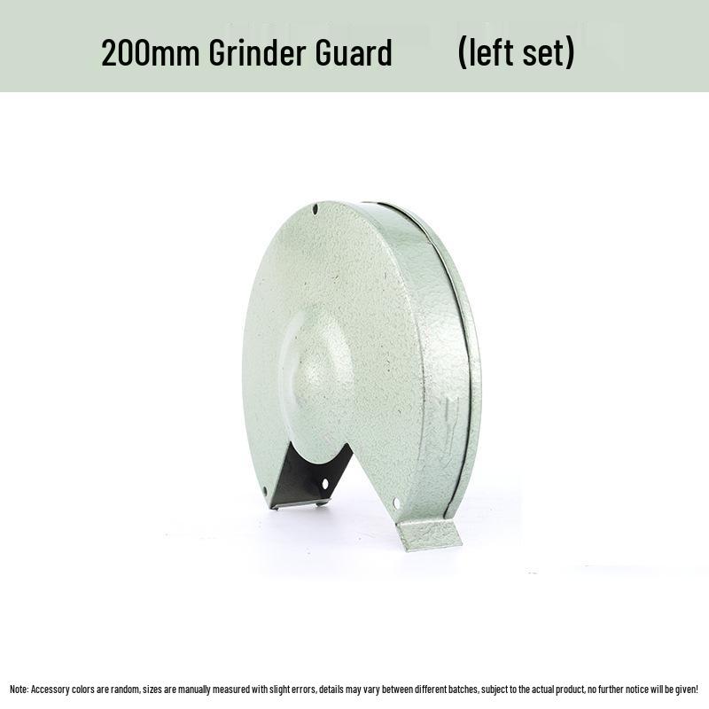 Bench Grinder Guard with Thickened Housing, 250mm Cover, and 200mm Safety Glass – West Lake Style.