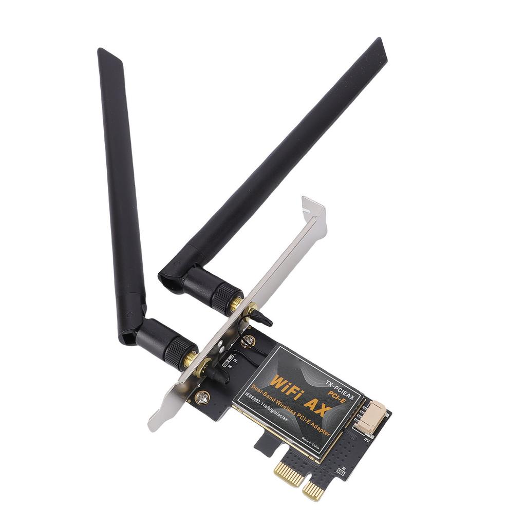 WiFi 6 PCIe карта Беспроводной сетевой адаптер для настольного компьютера Поддержка Windows 10 11 OFDMA MU-MIMO 2,4 ГГц 5 ГГц Двухдиапазонный 8 дБи