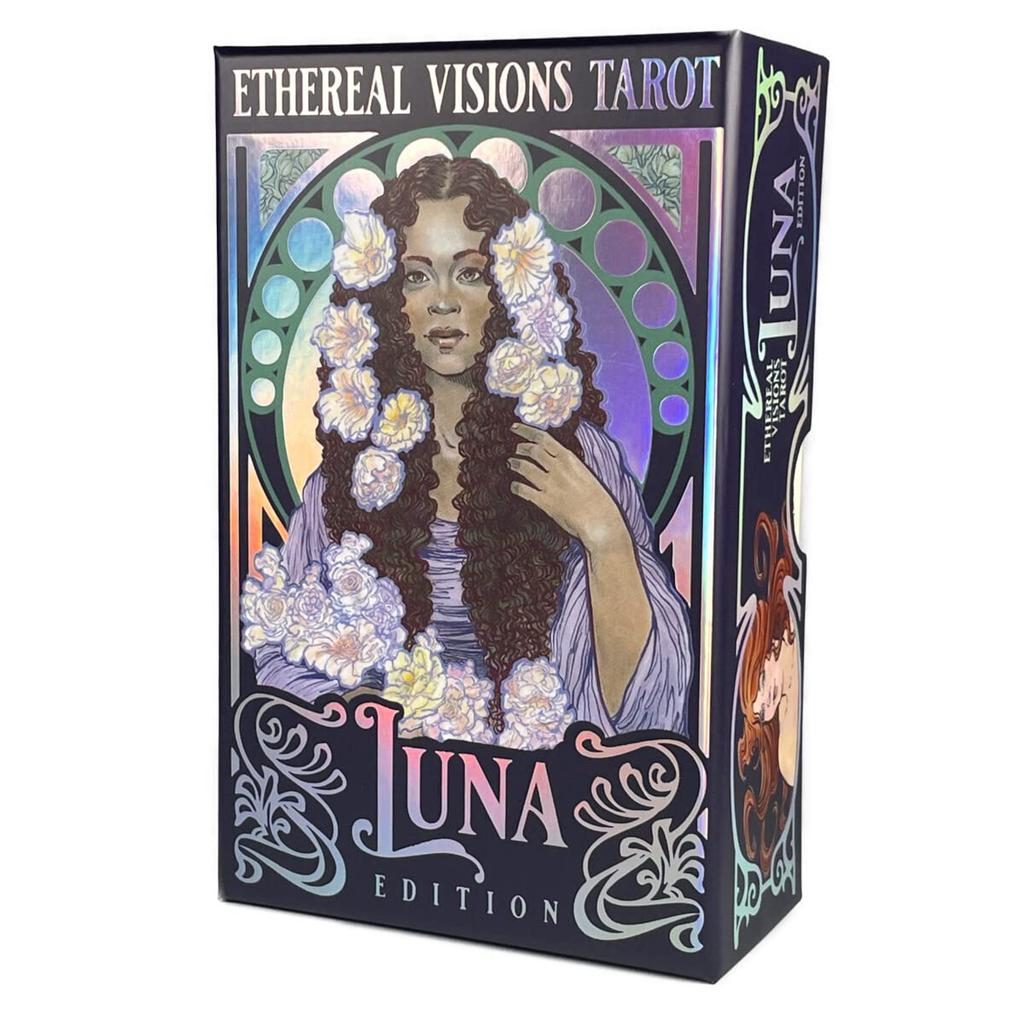 Ethereal Visions Luna Edition Tarot Waite Tarot Japanese Instruction Manual Authentic I.I.J. Tarot Cards, Edition, Reading, Included,