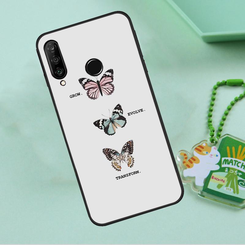 Цветок Бабочка Для Huawei Nova 8i 11i 12i 12s 9 10 SE Y90 Y60 Y70 Y72 Y61 Y91 P20 P30 P40 Lite P60 Pro Чехол