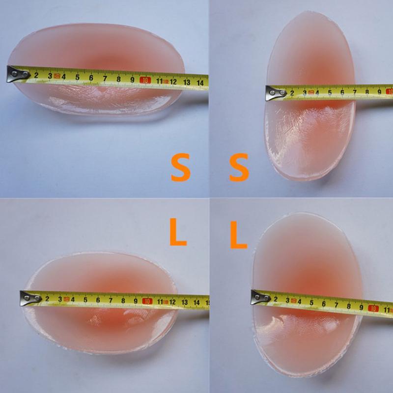 1 пара невидимых мягких силиконовых накладок на плечи, усиливающих подтяжку, клейкая накладка S/L