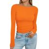 Women's Fashion Casual Slim Long Sleeve Bottom Shirt Outerwear Tops