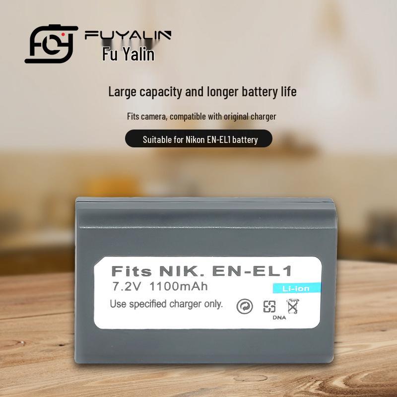 Батарея ENEL1 Совместима с камерами Nikon Coolpix E880, E775, E885, E4300 и 4800