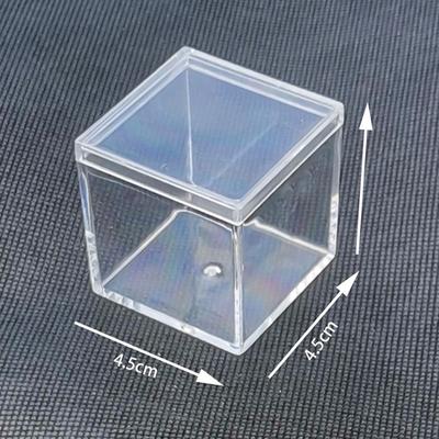 Прозрачные свадебные сувениры и подарочные коробки Cube Портативный контейнер-органайзер