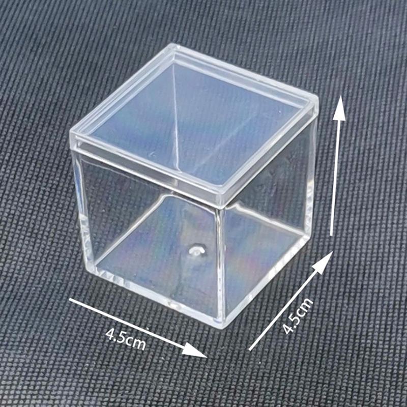 Прозрачные свадебные сувениры и подарочные коробки Cube Портативный контейнер-органайзер