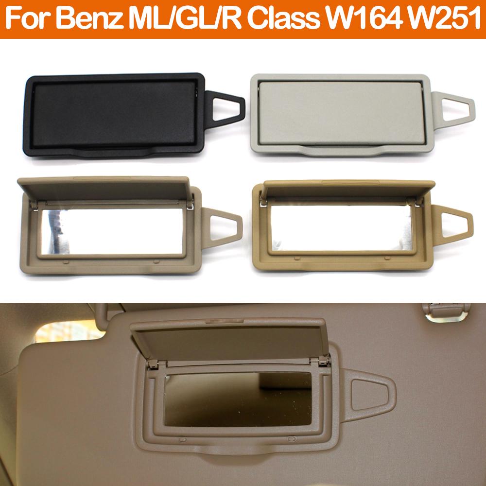 Car Sunroof Sun Visor Shield Makeup Cosmetic Mirror Panel Cover For Mercedes Benz ML GL R Class W164 W251 GL300 GL350 R320 R400