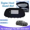 Engine Hood Sound Pad for Volkswagen VW Polo MK5 6R 6C 2010~2017 Vento Ameo Vivo Heat Insulation Cotton Car Interior Accessories