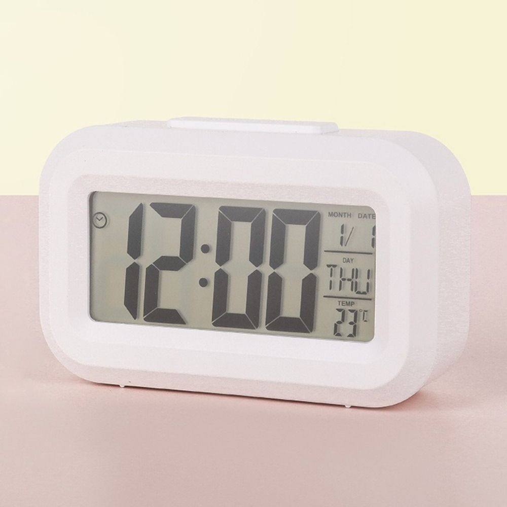Silent Silent Snooze Clock Plastic Desk Clocks Creative LED Electronic Clock  Can be Timed