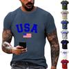 Men's Independence Day Printed Short-sleeved T-shirt