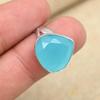 Aqua Chalcedony Beautiful Gemstone 925 Sterling Silver Promise Ring For Women Jewelry
