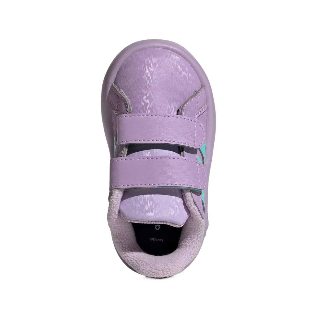 adidas Disney X Grand Court Синтетическая кожа Удобные Цветные блоки Кроссовки для ходьбы Детская обувь JR5630