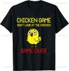 New Arrival Chicken Game Don't Look At The Chicken Funny Chicken T-Shirt Harajuku Casual Fashion Hip Hop Breathe Unisex Tshirt