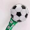 Headwear Soccer Foil Balloons Inflatable Soccer Shape Hand Stick Balloon Colorful Soccer Party Balloons Sports Theme Decoration