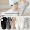 Female Spring and Summer Thin Cotton Non Slip Shallow Mouth Invisible Heel Socks