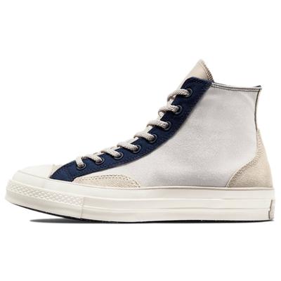 1970-е Chuck Taylor All Star Модная строчка Универсальные высокие парусиновые кеды Унисекс Молочно-белый Серый Синий