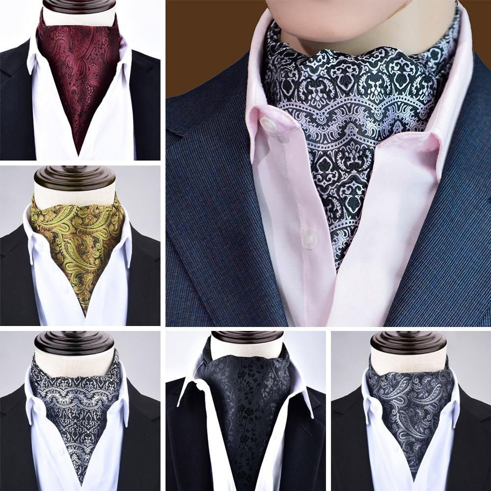 Свадебная галстук-бабочка в британском стиле Роскошный галстук Модный мужской галстук с узором "кешью"
