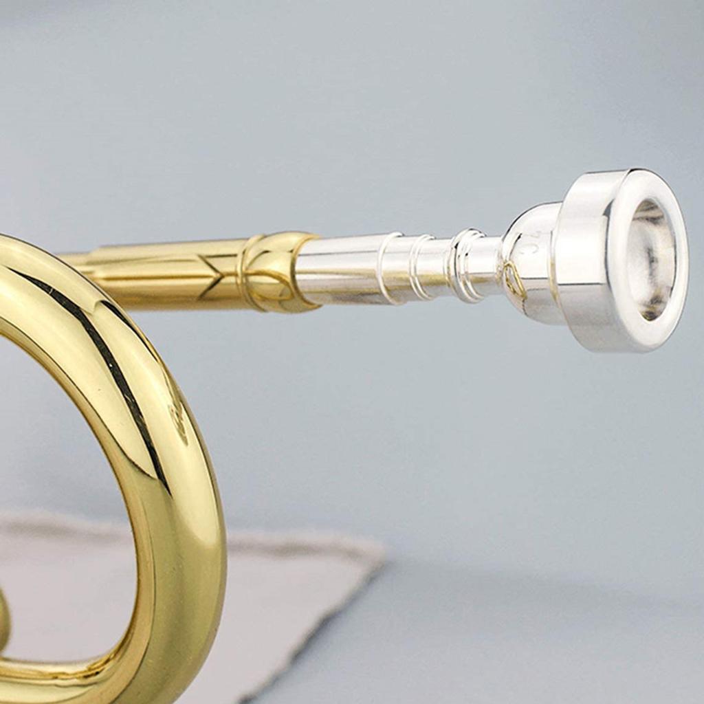 Сменный мундштук для трубы, посеребренный мундштук для трубы, музыкальные инструменты, аксессуары для ежедневной практики