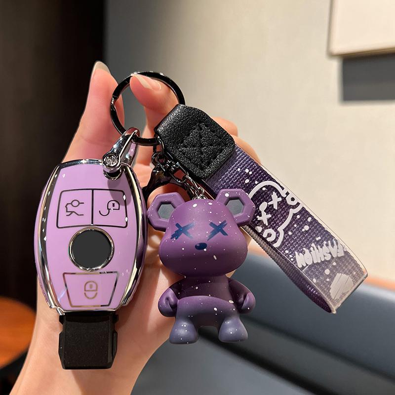 Чехол для автомобильного ключа из ТПУ для Mercedes Benz C260 ABCESG GLB GLC GLE GLS Class E200 E300 W177 W205 W213 W222 G63 X167 AMG