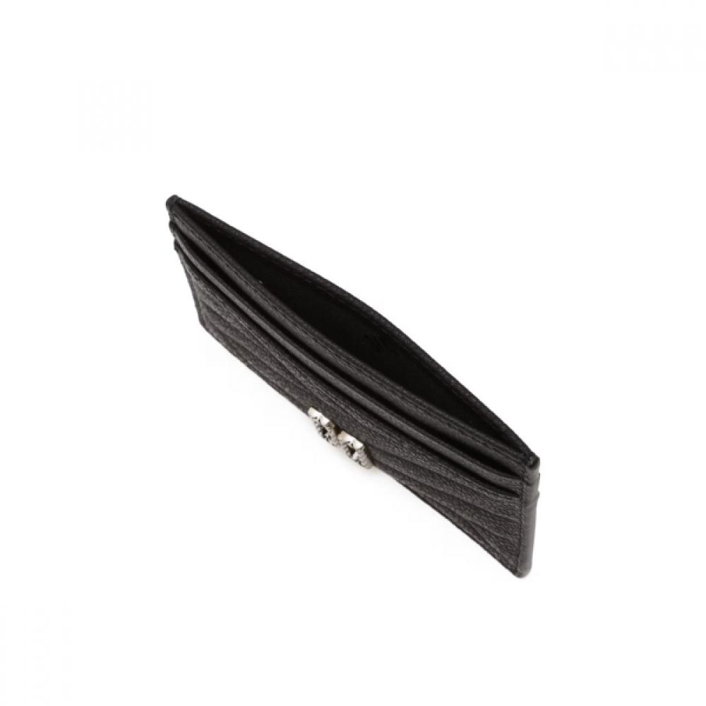 Daks Leather Slim Card Wallet Black Dcho6e750bk