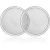 Tosnail 2 Pack 12 Inches Seamless Aluminum Pizza Screen Pizza Pan with Holes Pizza Mesh