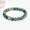 Браслет Juanyu Natural Water Grass Agate & Chalcedony Green Crystal MN4042304