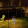 Solar Garden Light LED Garden Lamp Outdoor Rainproof Solar Water Drop Rugby Chandelier Garden Lawn Terrace Decoration