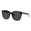 RayBan Lens Logo Plastic Square Sunglasses Unisex Couple Black