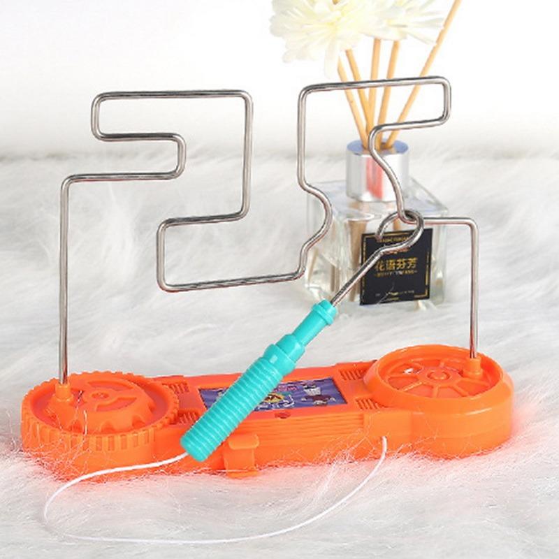 Kids Collision Electric Shock Toy Education Electric Touch Maze Game Party Funny Game Science Experiment Toys Children Gift