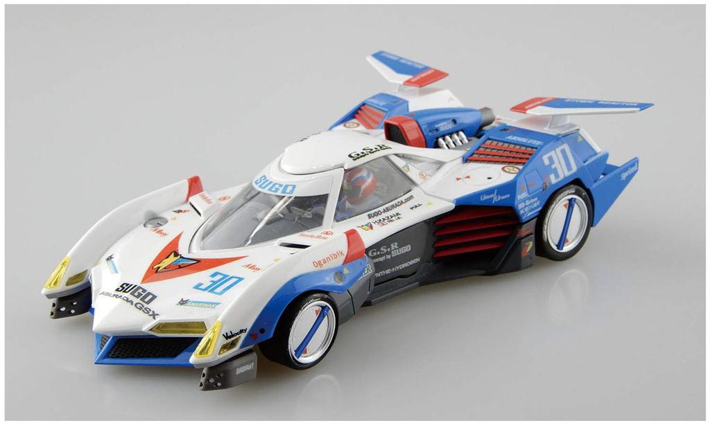 Масштабная пластиковая модель Aoshima Bunka Kyozai Cyber Formula Asurada №20 GSX 1/24