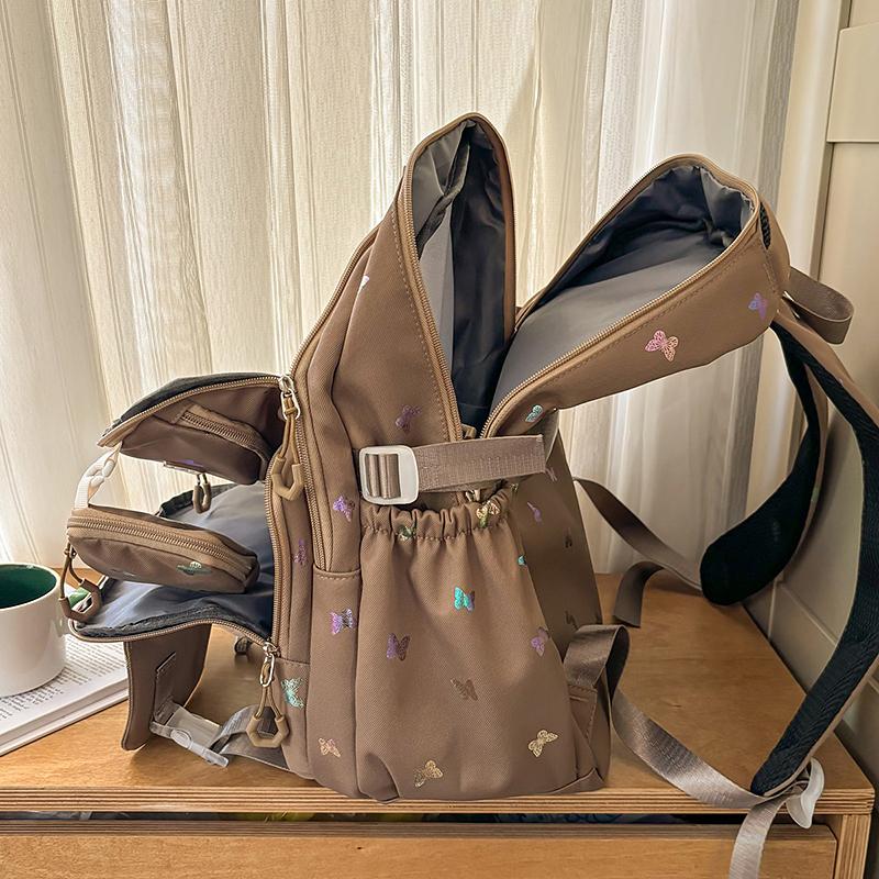 Рюкзак с принтом медведя, студенческий школьный рюкзак, женский легкий рюкзак