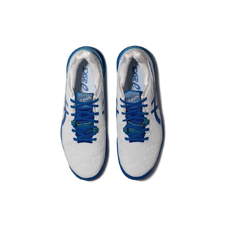 Asics Мужские кроссовки Gel Разрешение 8 Novak Pack Белый Тунец-Синий 1041A345-960