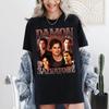 Футболка с принтом в стиле Дэймона Сальваторе для женщин, топ из ТВ-сериала, весна-лето, унисекс, хлопок, короткий рукав, унисекс футболка