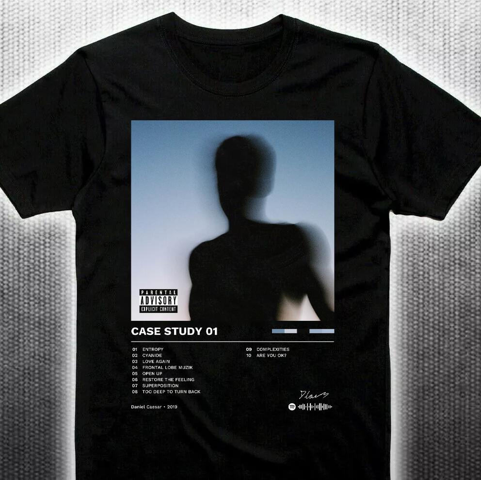 New Daniel Caesar Black Cotton Shirt Full Size S5xl Cl745